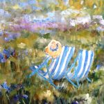 Ann Nosworthy (1927-2016) - Lavender Field Picnic SOLD - Image 4