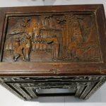 Nest of 3 Chinese Carved Tables SOLD - Image 2
